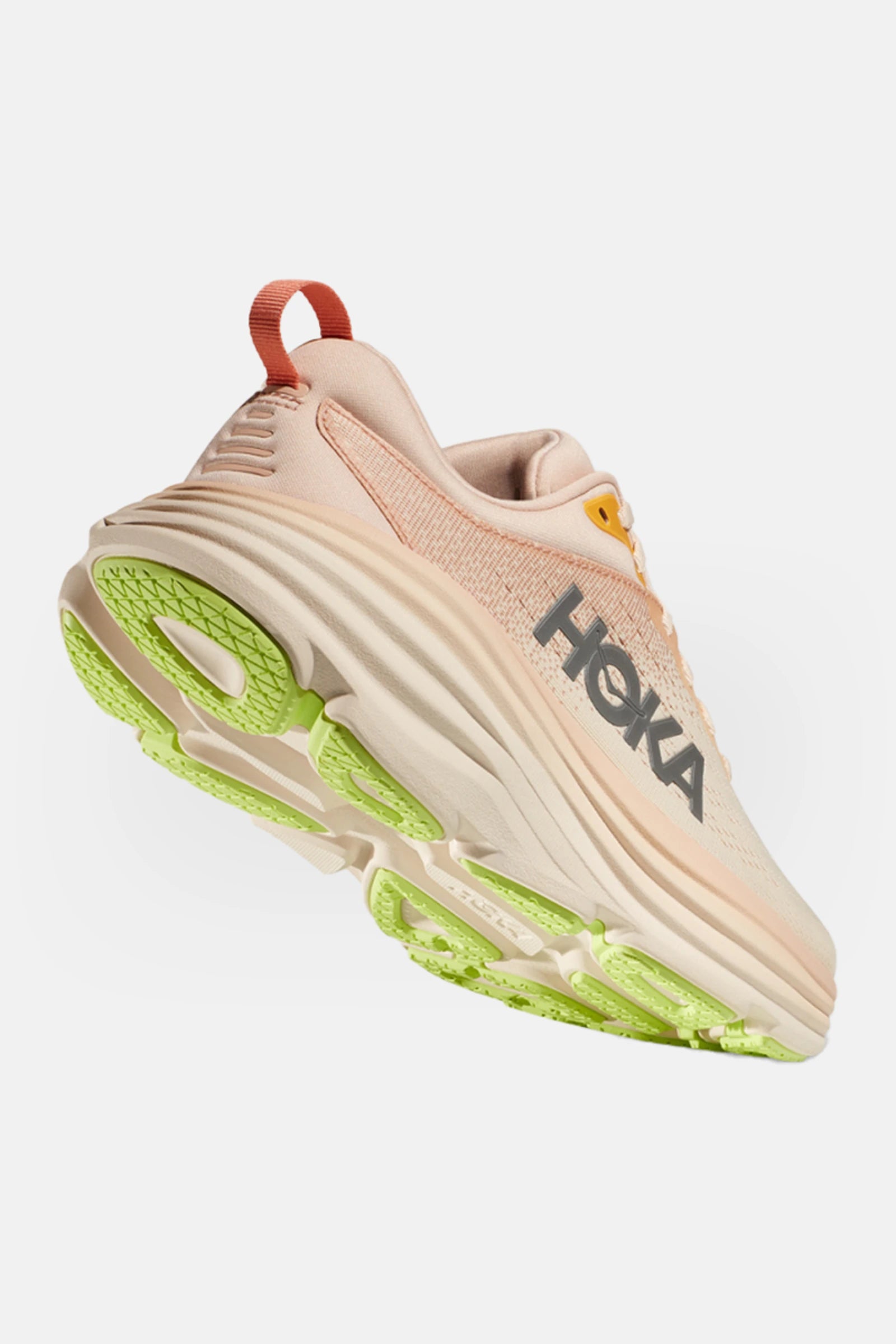 HOKA Women's Bondi 8 Running Shoes - Lightweight Cushioned Sneakers for Women in Cream/Vanilla | Perfect for Jogging, Walking & Everyday Comfort