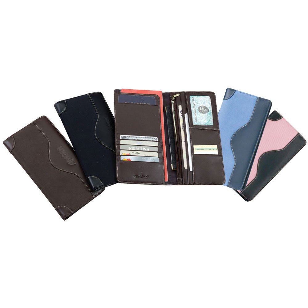 Goodhope Unisex Travel Passport Wallet - RFID Blocking Leather Boarding Pass Holder for Men & Women | Perfect for Airports, Business Trips & International Travel