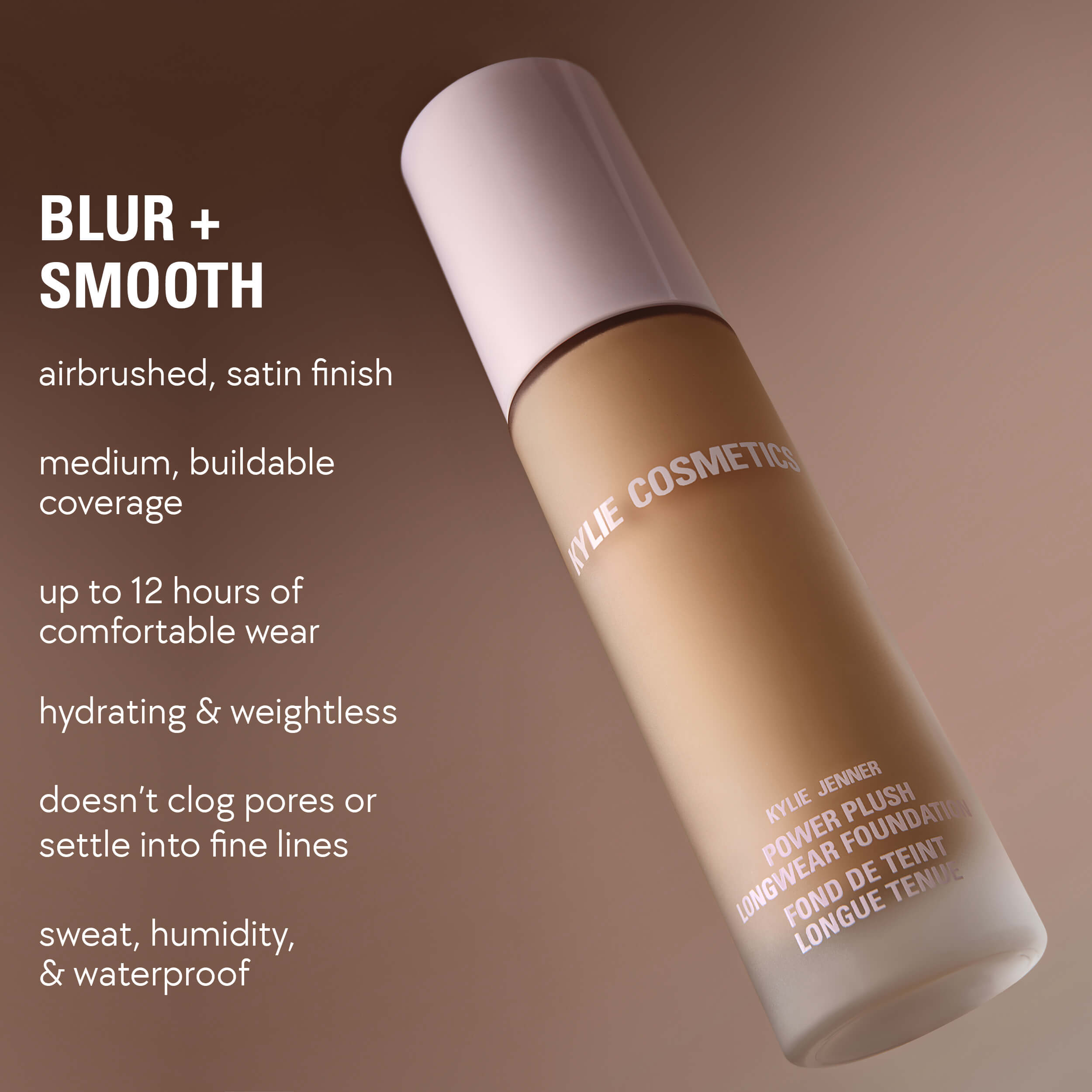 Power Plush Foundation Trio Set - Full Coverage Liquid Makeup for Flawless Skin | Perfect for Daily Wear, Special Occasions & Photo Shoots