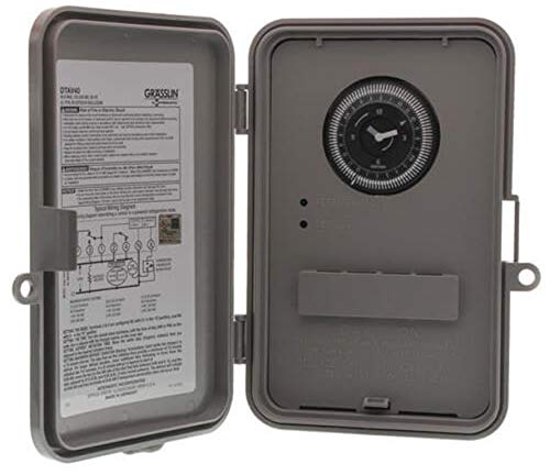 Intermatic DT40 Defrost Timer with Automatic Voltage Control - Ideal for Commercial Freezers, Refrigerators & HVAC Systems