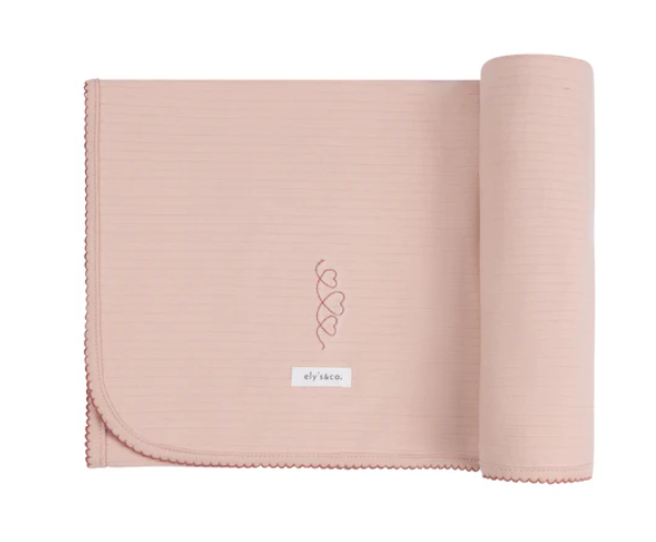 ELY & CO Soft Cotton Baby Blanket for Newborns & Toddlers - Breathable, Lightweight & Hypoallergenic - Perfect for Swaddling, Stroller, Nursery & Travel