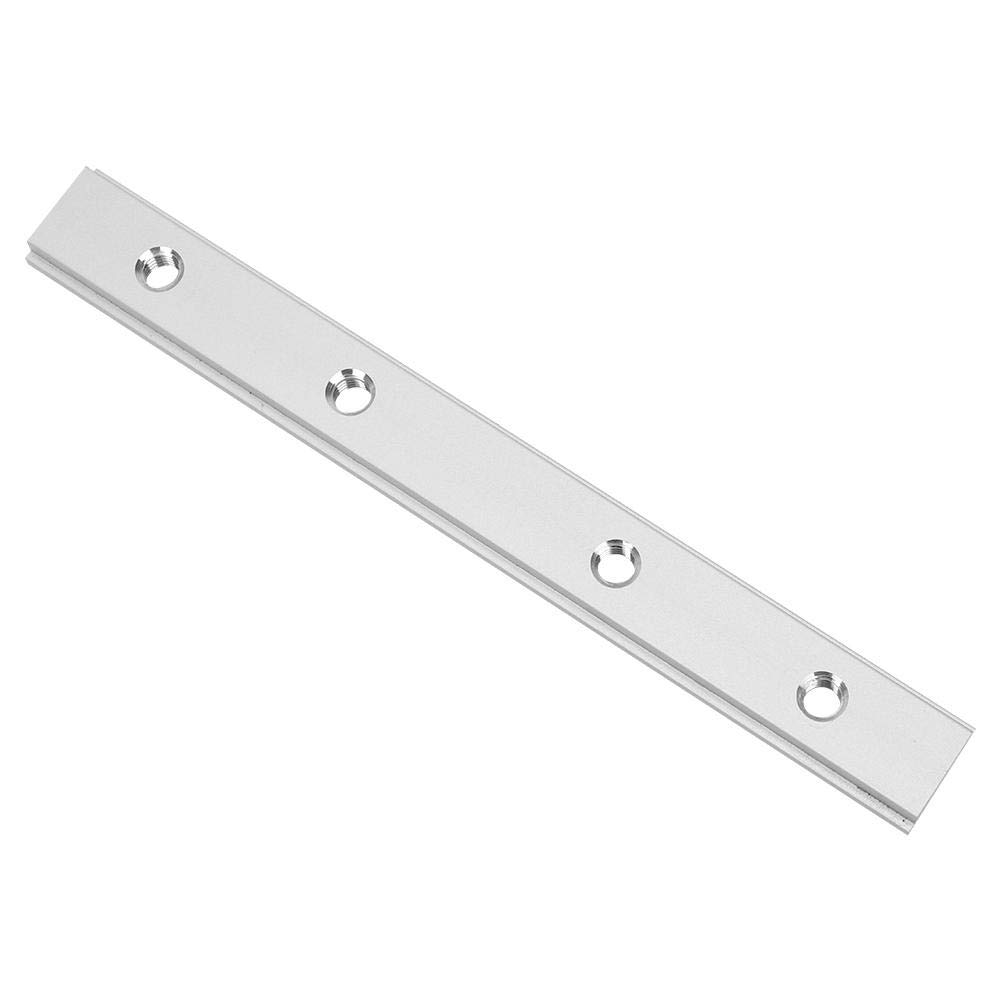 Aluminum T Track with M8 Teeth - 200mm Miter Track for Woodworking & DIY Projects - Easy Installation T Slider for Router Tables & Workbenches
