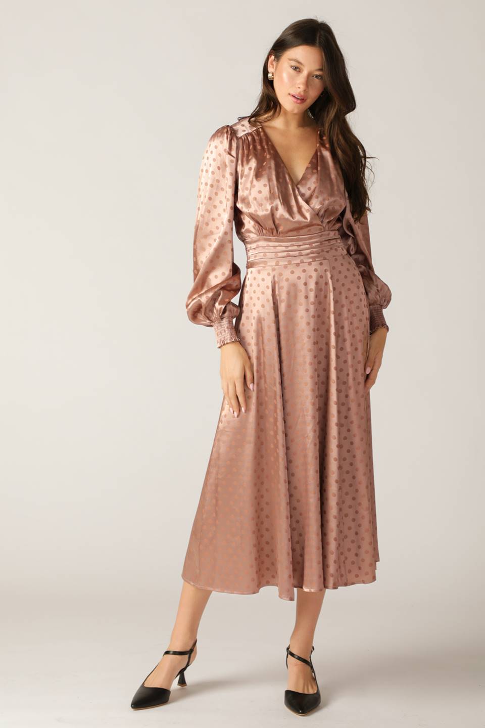 Elegant Moments of Clarity Woven Midi Dress for Women | Flowy Boho Summer Dress for Beach, Wedding & Casual Outings