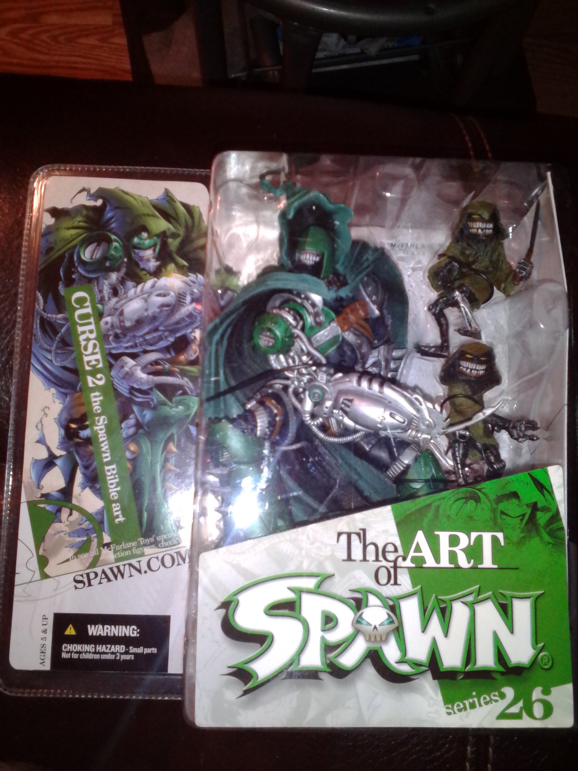 McFarlane Toys Spawn Series 26: Curse 2 The Spawn Bible Action Figure - Collectible Comic Book Character Toy for Adults & Fans - Perfect for Display, Gifts, and Comic Conventions