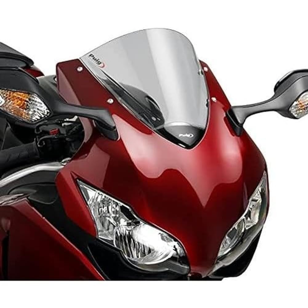 Puig 4623T Racing Screen Orange - High-Performance Motorcycle Windshield for Sport Bikes | Perfect for Track Days, Commuting & Long-Distance Riding