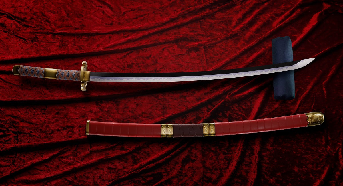 Bandai PROPLICA One Piece Roronoa Zoro Three Sword Style Replica Set - Wado Ichimonji, Sandai Kitetsu & Enma - Anime Cosplay, Collection Display & Gift for Fans