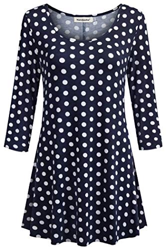 Navy White Dot