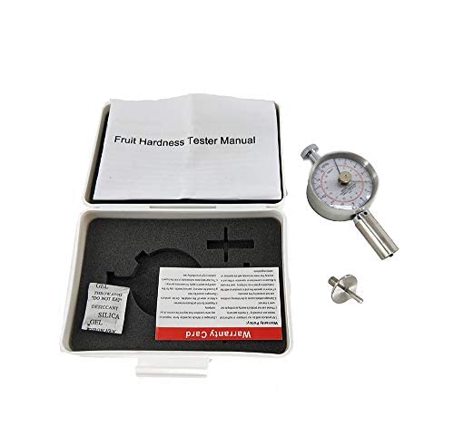 Handheld Fruit Hardness Tester - Digital Penetrometer for Measuring Fruit Firmness (2-15kg/cm²) - Perfect for Apple, Pear, Peach Quality Control in Orchards & Farmers Markets