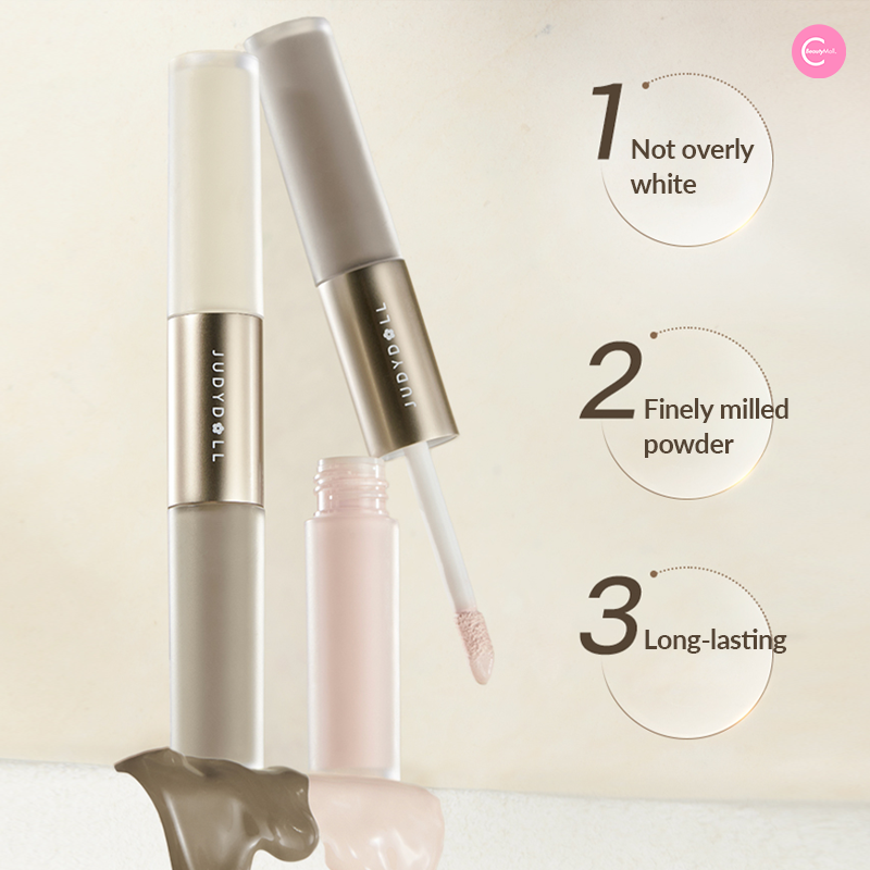 Judydoll Dual Ended Liquid Highlighter & Contour Stick - Creamy Makeup Highlighter & Contouring Stick for Face, Cheeks & Nose - Perfect for Everyday Makeup & Professional Contouring