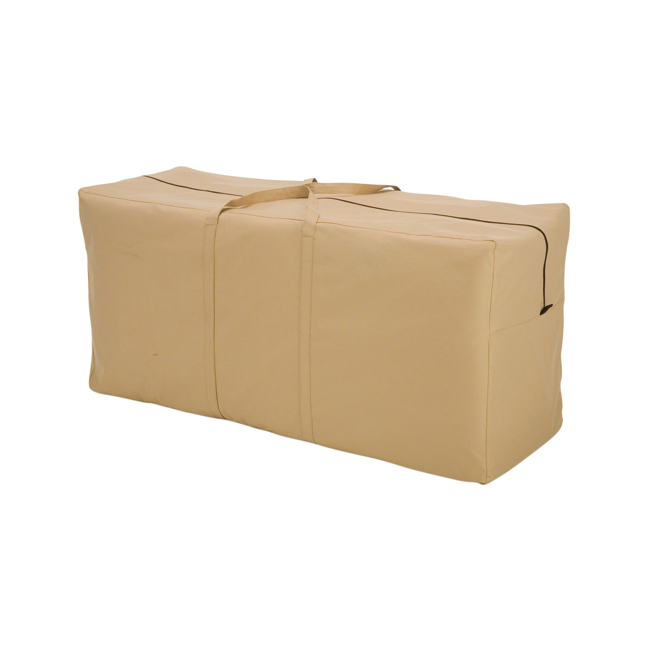 Classic Accessories Terrazzo Water-Resistant 45.5 Inch Patio Cushion with Storage Bag, Durable Patio Furniture Covers for Outdoor Sofa, Chair, and Lounge Protection