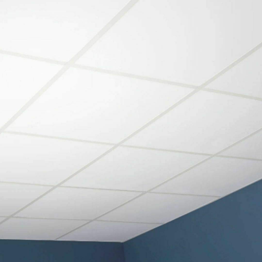Soundproof Acoustic Ceiling Tiles - White & Light Gray Noise Reducing Panels for Home/Office (3 Sizes) - Perfect for Home Theaters, Recording Studios & Office Sound Control