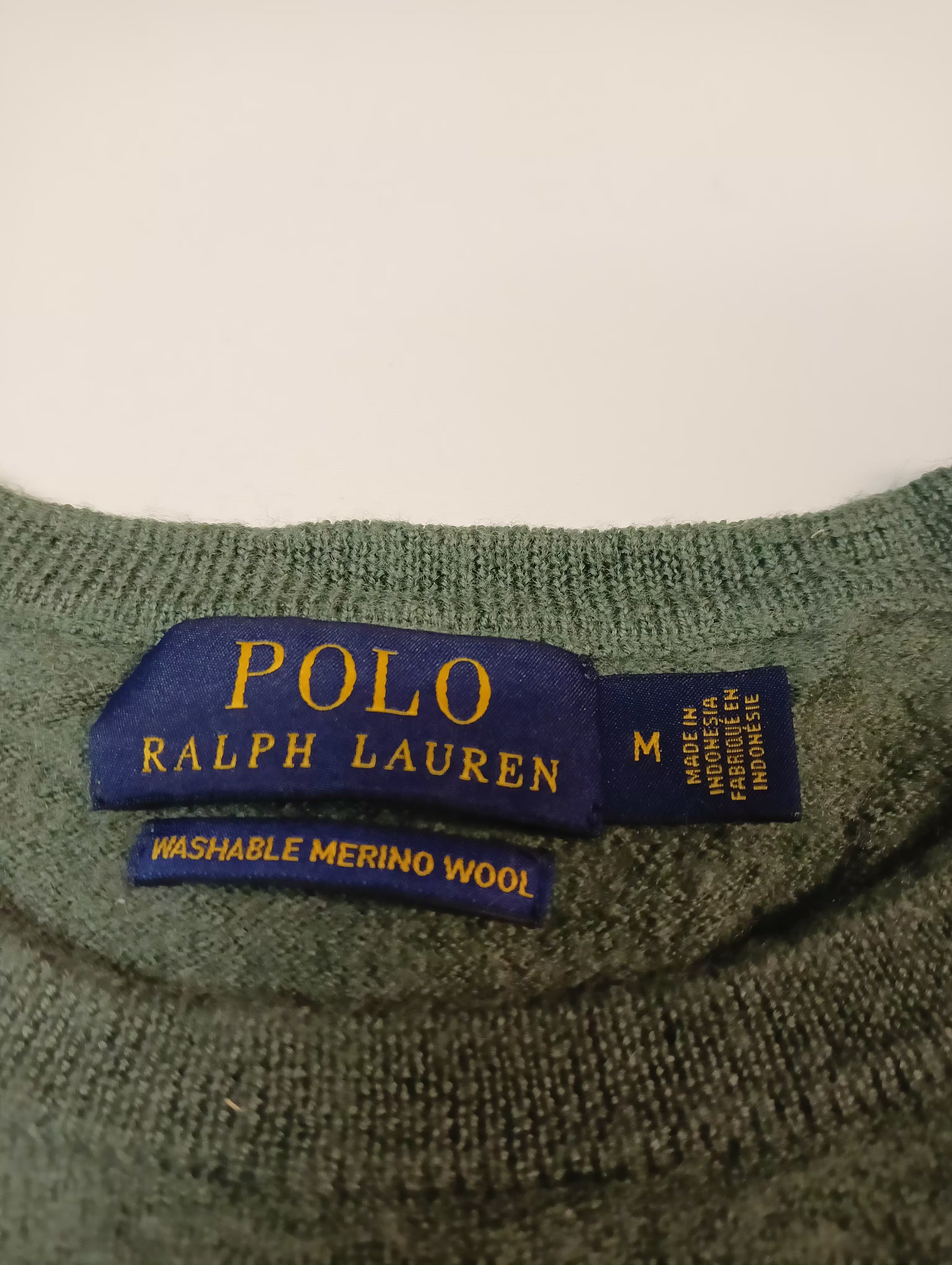 Vintage Ralph Lauren Polo Pullover Sweater for Men - Classic Cotton Knit Casual Crewneck - Perfect for Fall Layering & Casual Outfits