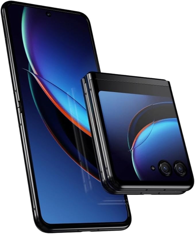 Motorola Moto Razr+ 5G Unlocked Smartphone 2023 | 256GB Storage | US Version | Sleek Black | New | Perfect for Business & Travel