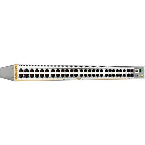Allied Telesis X530L-52GPX 48-Port Layer 3 Managed Gigabit Ethernet Switch | 10GBase-X, 10/100/1000Base-T | TAA Compliant | 740W PoE Budget | Rack-Mountable for Enterprise Networks & Data Centers