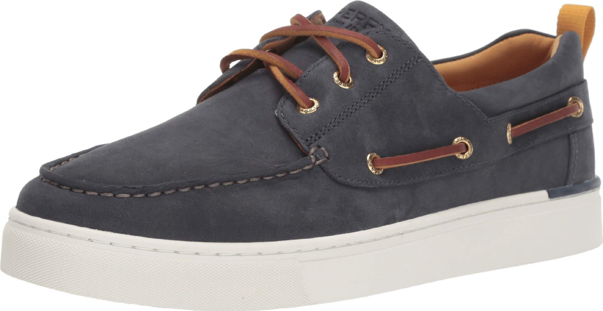Sperry Men's Gold Victura 3-Eye Boat Shoe - Classic Nautical Deck Shoes for Men | Comfortable & Slip-Resistant | Perfect for Boating, Sailing & Casual Wear
