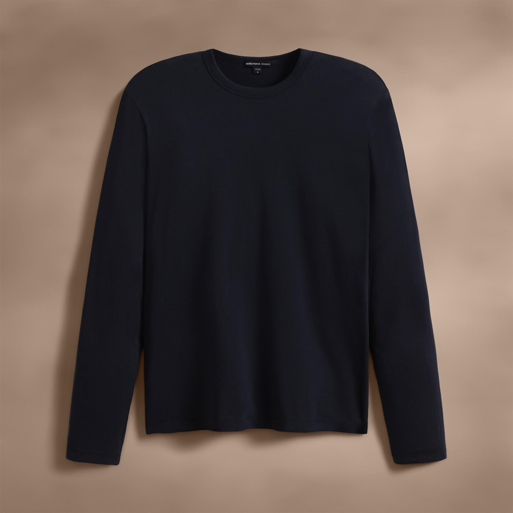 Brushed Lotus Long Sleeve Crew Neck T-Shirt for Women - Soft Comfortable Casual Top - Perfect for Everyday Wear, Work & Weekend Outfits