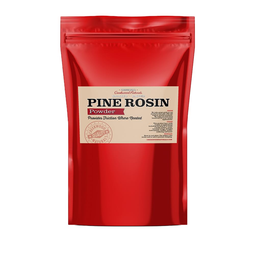 1 Lb Premium Pine Gum Rosin Powder - Creekwood Naturals | Ideal for Violin Bows, Ballet Shoes & DIY Crafts | Natural Adhesive for Musicians & Artists
