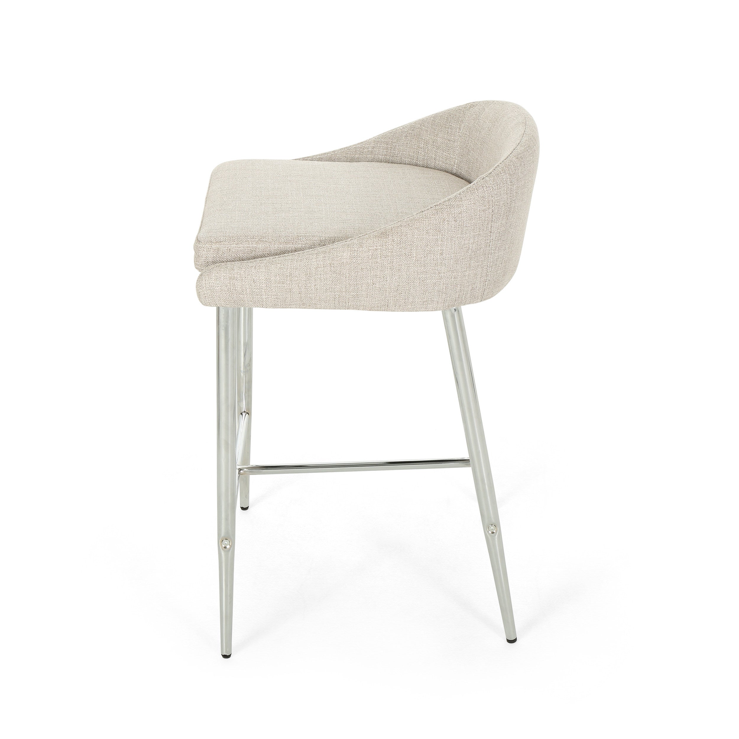 2-Pack Modern Counter Stools for Kitchen Island Bar - Adjustable Height, Comfortable Seating for Dining & Entertaining