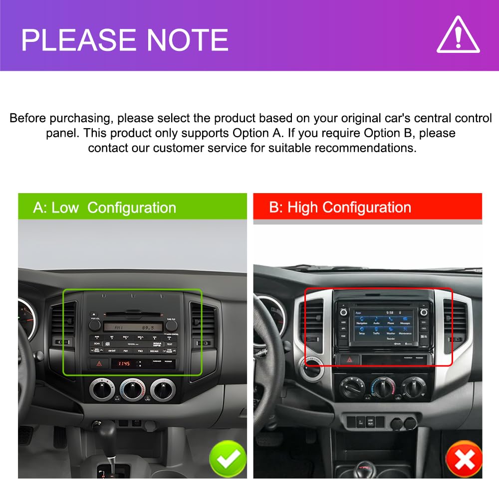 2005-2013 Toyota Tacoma Car Stereo with Wireless CarPlay & Android Auto | Hikity 9