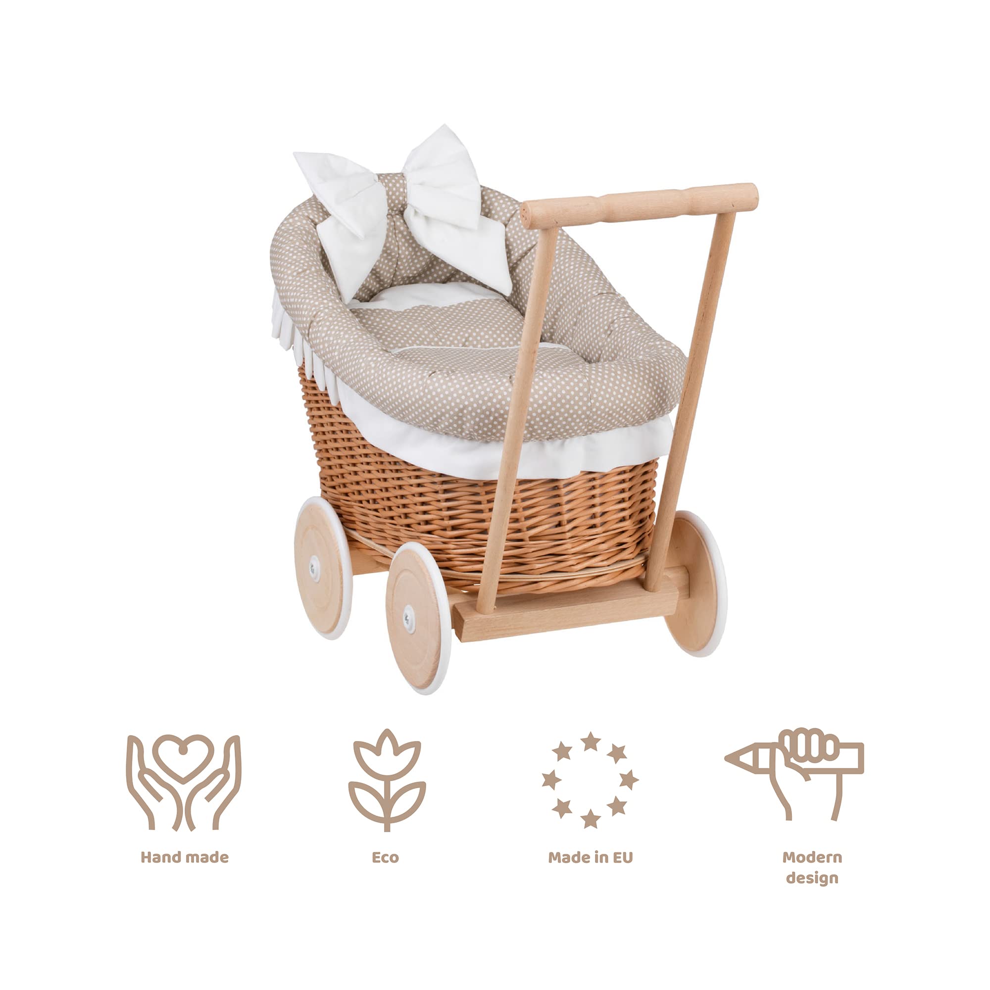 Natural Beige E-Wicker 24
