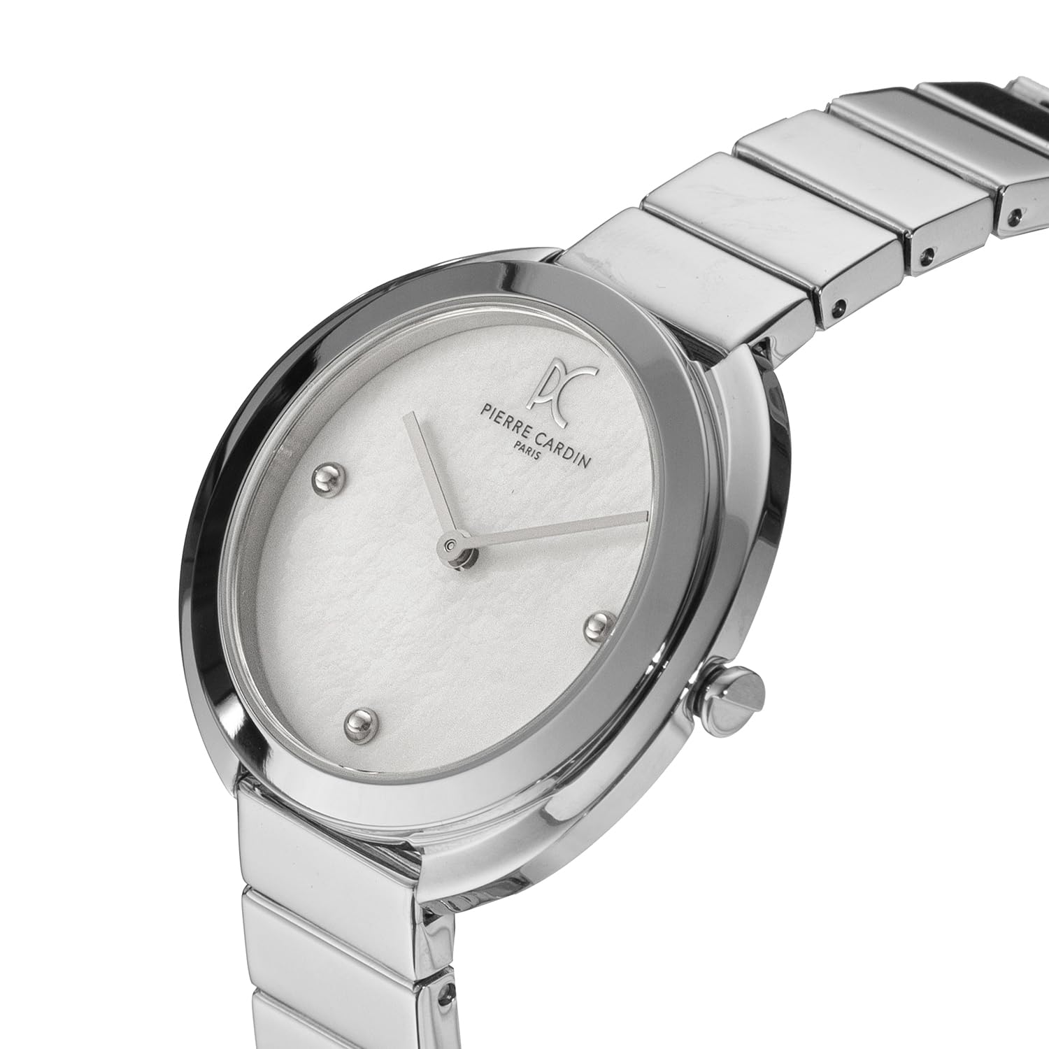Pierre Cardin Montmartre Women's White Mother-of-Pearl Analog Watch - CMC.8001 | Elegant Dress Watch for Office, Party & Special Occasions