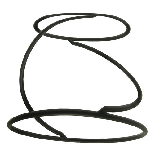 American Metalcraft LWUS779 Contempo Swirl Pizza Stand - 7 x 9 x 7 Inches, Black Metal Pizza Holder for Serving, Display & Storage - Perfect for Restaurants, Parties & Home Kitchen Use