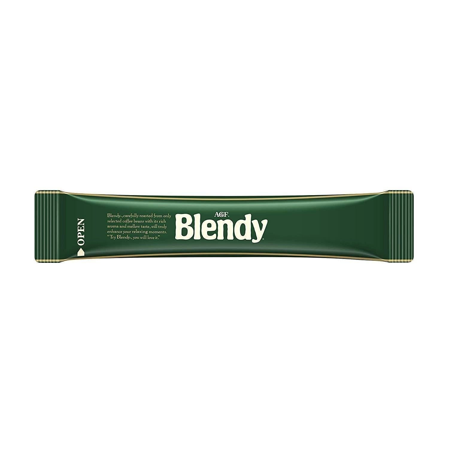 AGF Blendy Stick Instant Coffee Packets - 100 Sticks (1.2g Each) | Premium Japanese Instant Coffee for Home, Office & Travel | Rich & Smooth Flavor | Quick & Easy Brewing