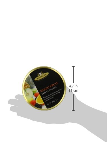 Simpkins Mixed Fruit Travel Sweets - 7 oz (200g) Tin, Pack of 6 | Delicious Candy for Road Trips, Office Snacks & Party Favors