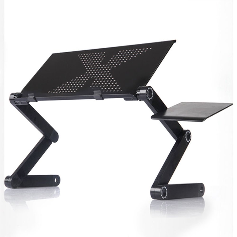Adjustable Folding Laptop Stand - 360° Desk Tray for Work & Study