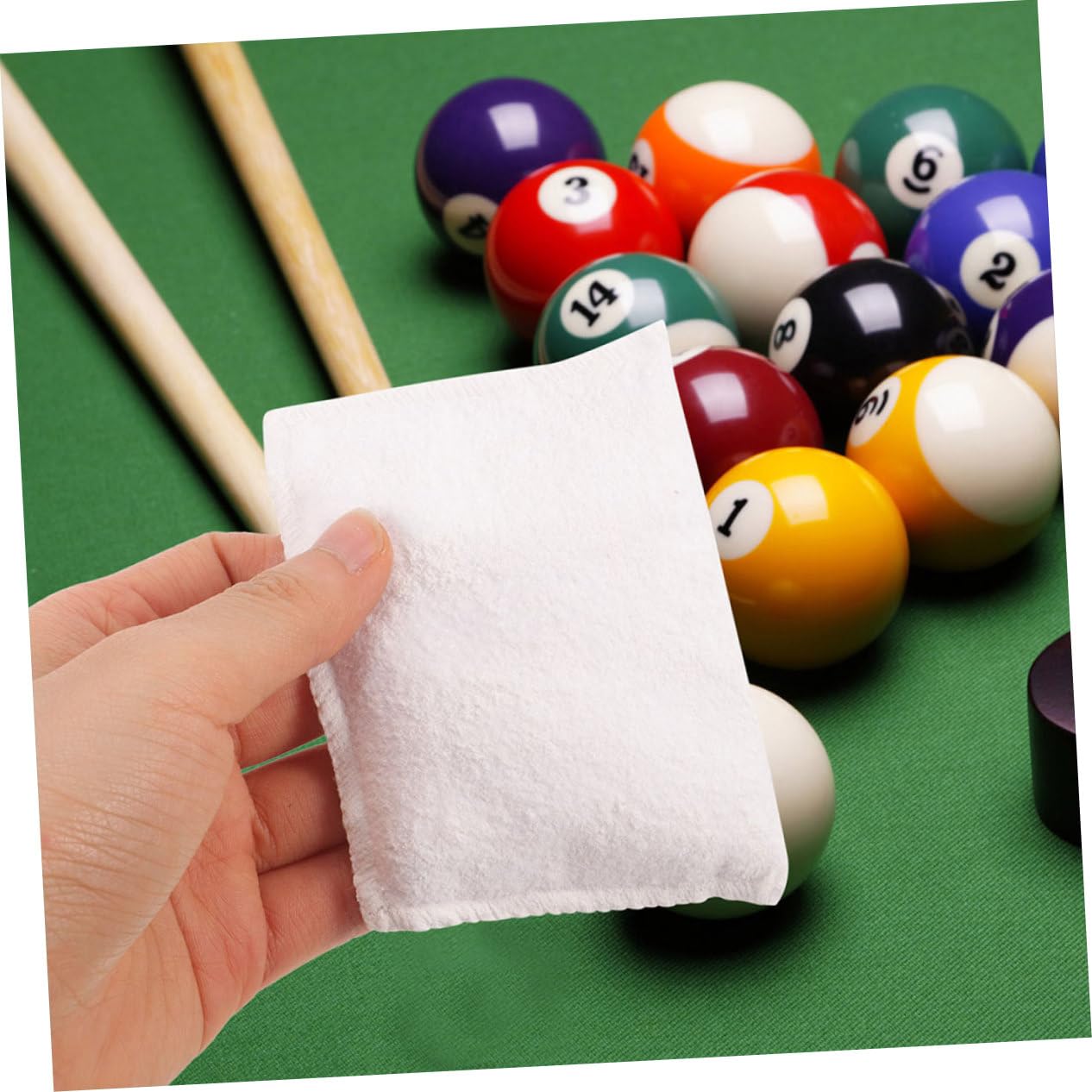 Premium Billiard Talcum Powder - 1 Pack White Pool Chalk Powder Bags for Smooth Cue Control | Essential Billiards Accessories for Professional & Home Game Rooms