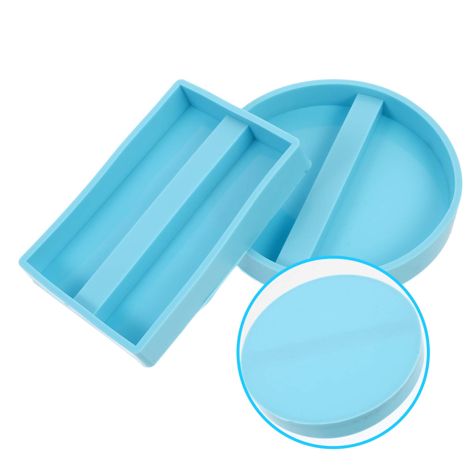 ARTIBETTER 2-Piece Epoxy Resin Business Card Holder Mold - DIY Handmade Crafts, Fondant & Chocolate Molds for Card Storage | Perfect for Home Decor, Office Organization & Gift Making