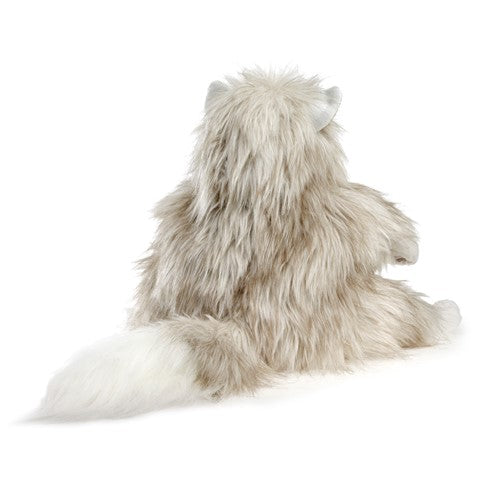 Soft Plush Fluffy Cat Hand Puppet - Interactive Toy for Kids, Storytelling & Pretend Play - Perfect for Classroom, Home & Theater Performances