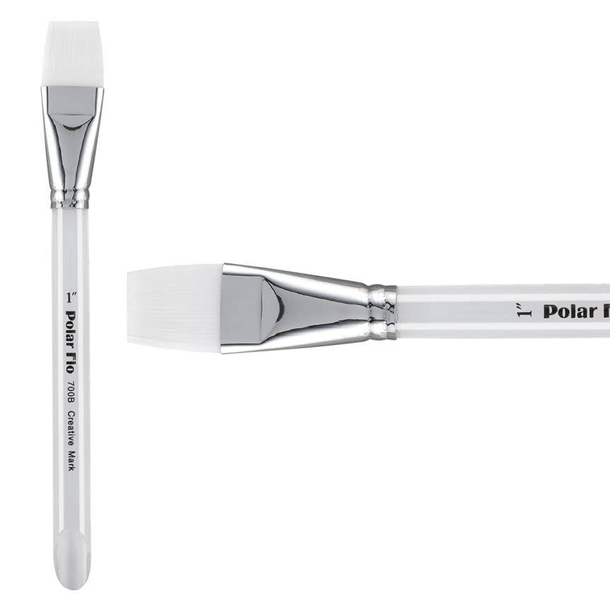 Creative Mark Polar-Flo Watercolor Brush Set - Premium Synthetic Hair Paint Brushes for Artists, Students & Professionals - Ideal for Watercolor Painting, Calligraphy & Mixed Media Art