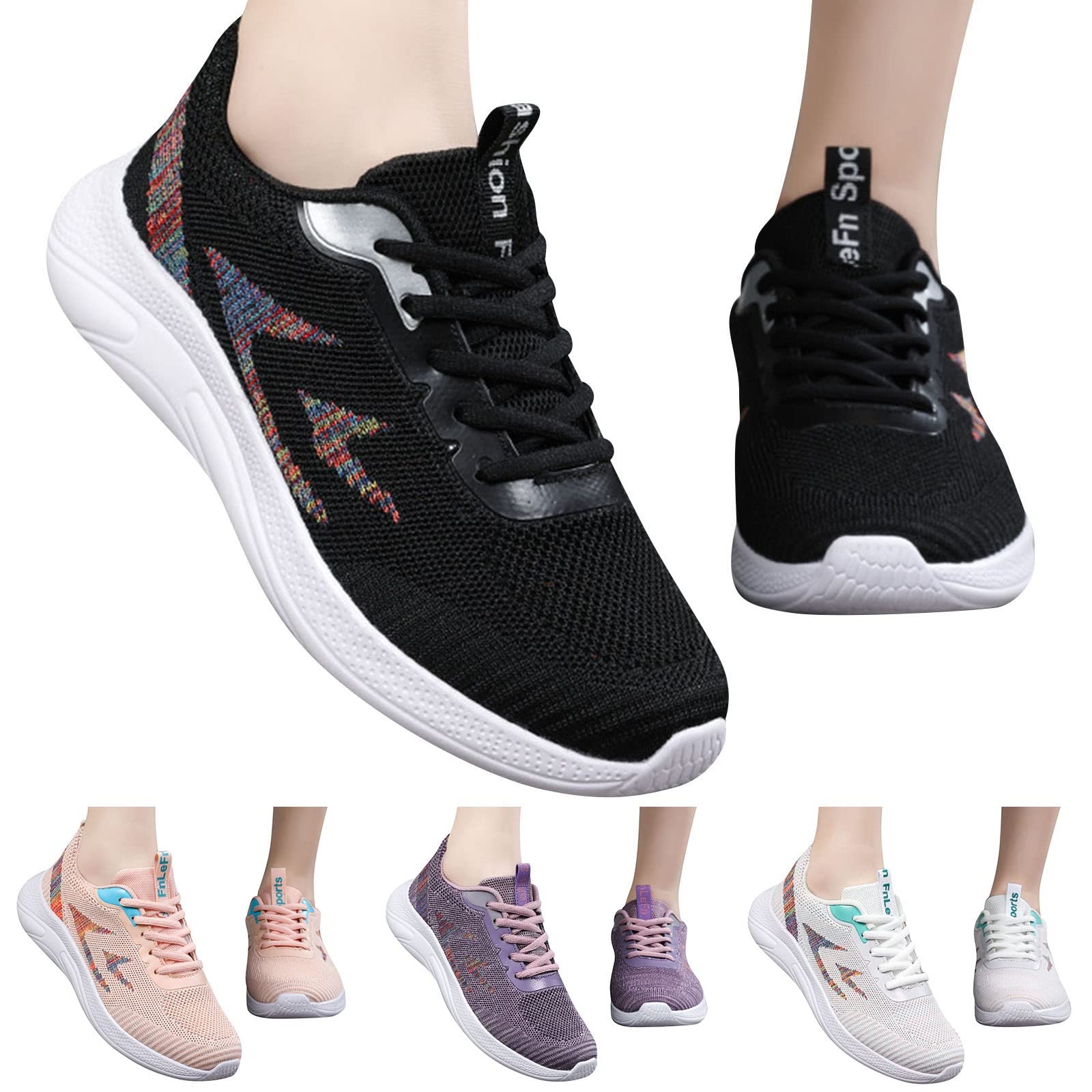 **Women's Slip-On Running Shoes - Lightweight Comfort Sneakers for Jogging, Walking & Gym Workouts**