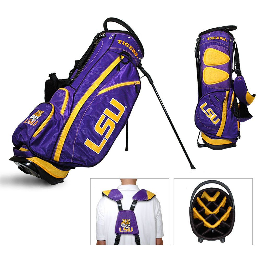 Team Golf NCAA Fairway Golf Stand Bag - Lightweight 14-Way Top with Spring Action Stand | Insulated Cooler Pocket, Padded Strap & Umbrella Holder | Removable Rain Hood - Perfect for College Golf Tournaments & Weekend Golf Outings