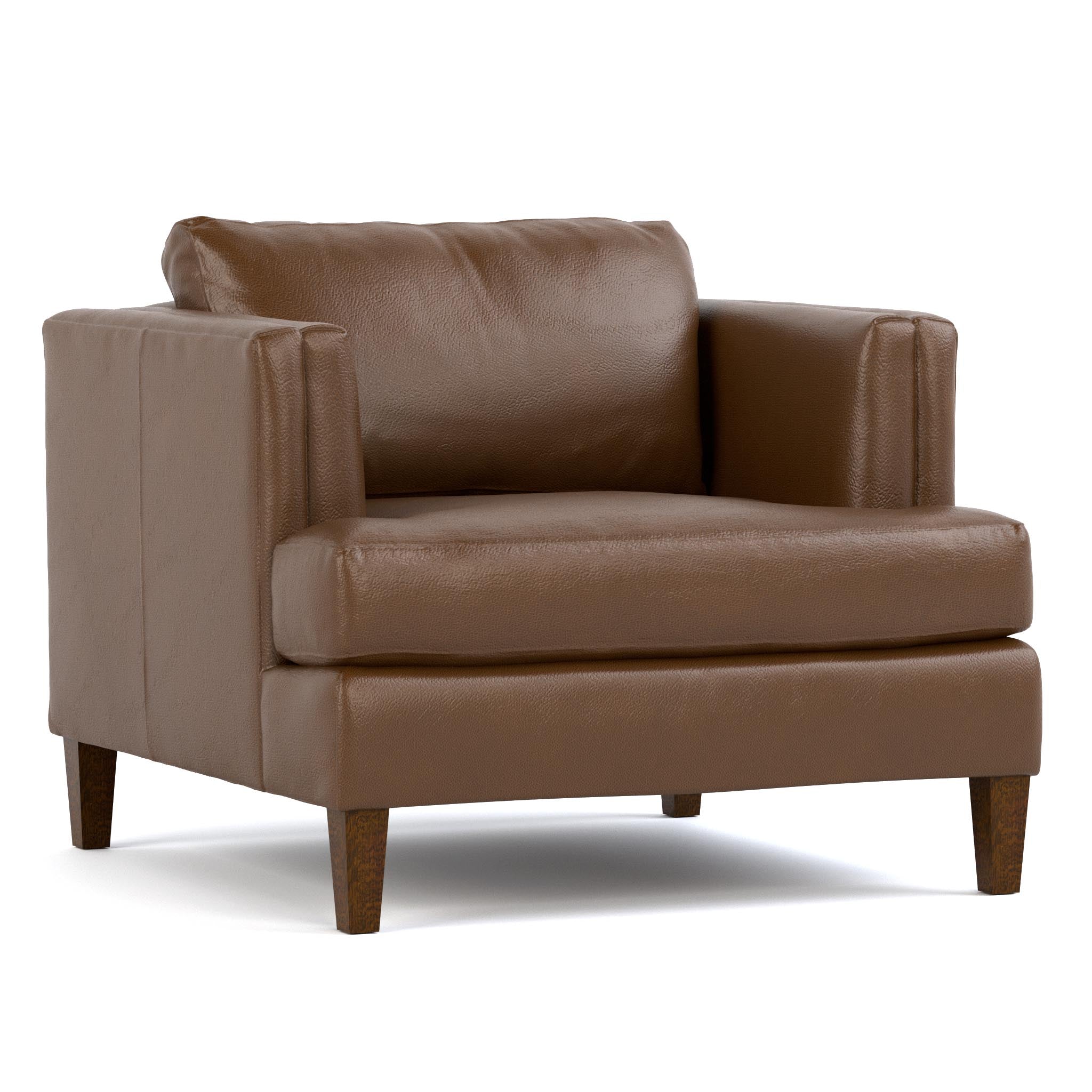 Surrey Hills Tuxedo Arm Chair - Elegant Upholstered Lounge Chair for Living Room, Office & Study - Premium Comfort Seating for Home Decor