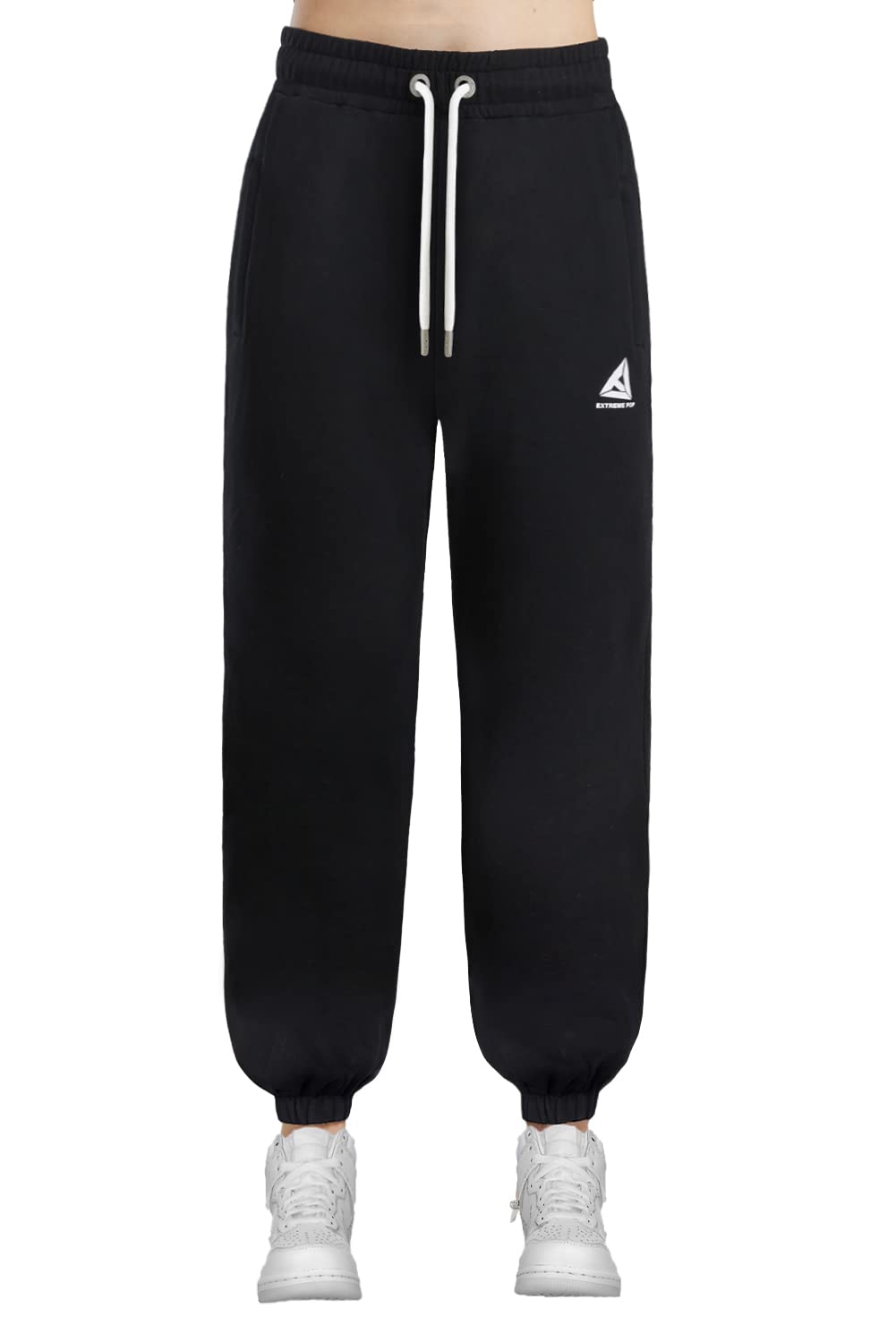 Women's Extreme Pop Sweatpants - Slim Fit Jersey Fleece Joggers for Athletic Training & Lounge | Essential Workout Leggings XS-XXL | Perfect for Gym, Yoga & Casual Wear
