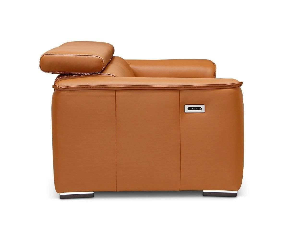 Kopervik Power Reclining Sofa - Modern Electric Recliner with USB Charging & Cup Holders - Perfect for Living Room, Home Theater & Family Relaxation