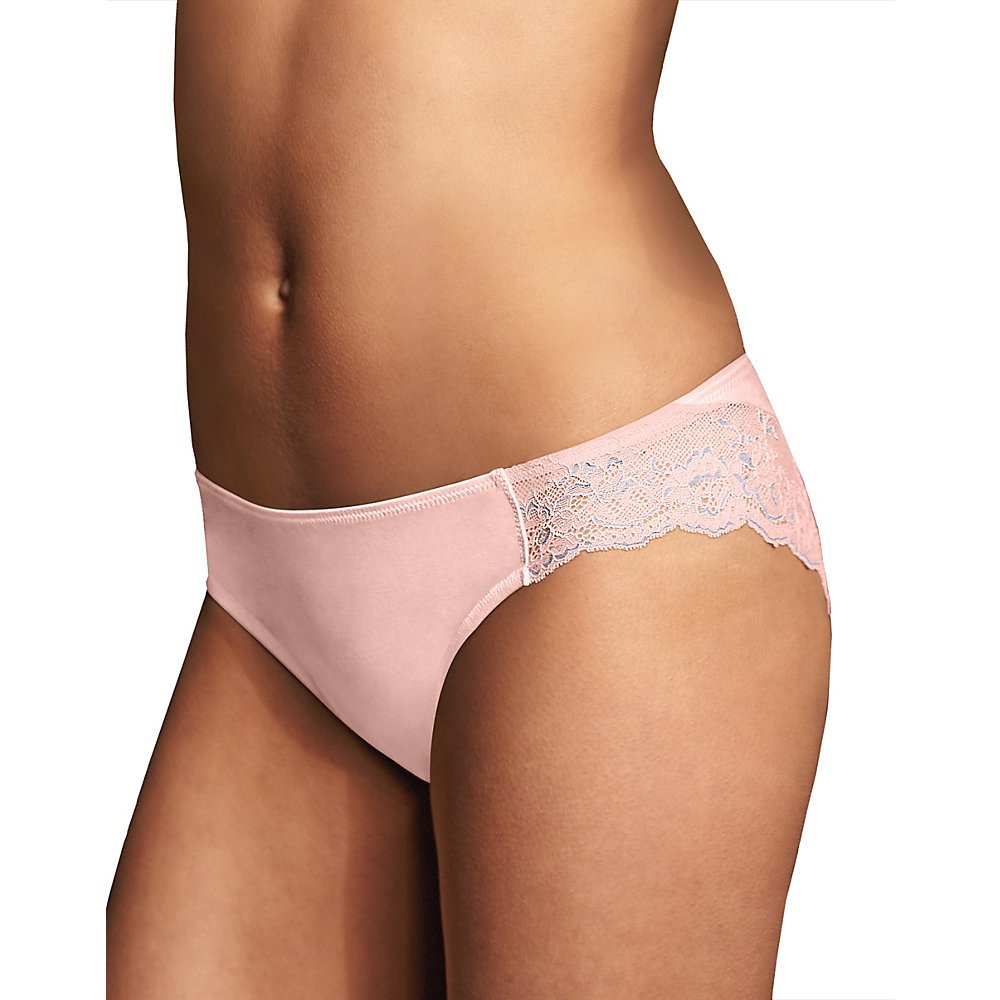 Maidenform Women's Lace Back Tanga Underwear - Soft Comfortable Thong Panties for Everyday Wear | Perfect for Date Night, Special Occasions & Layering Under Clothes