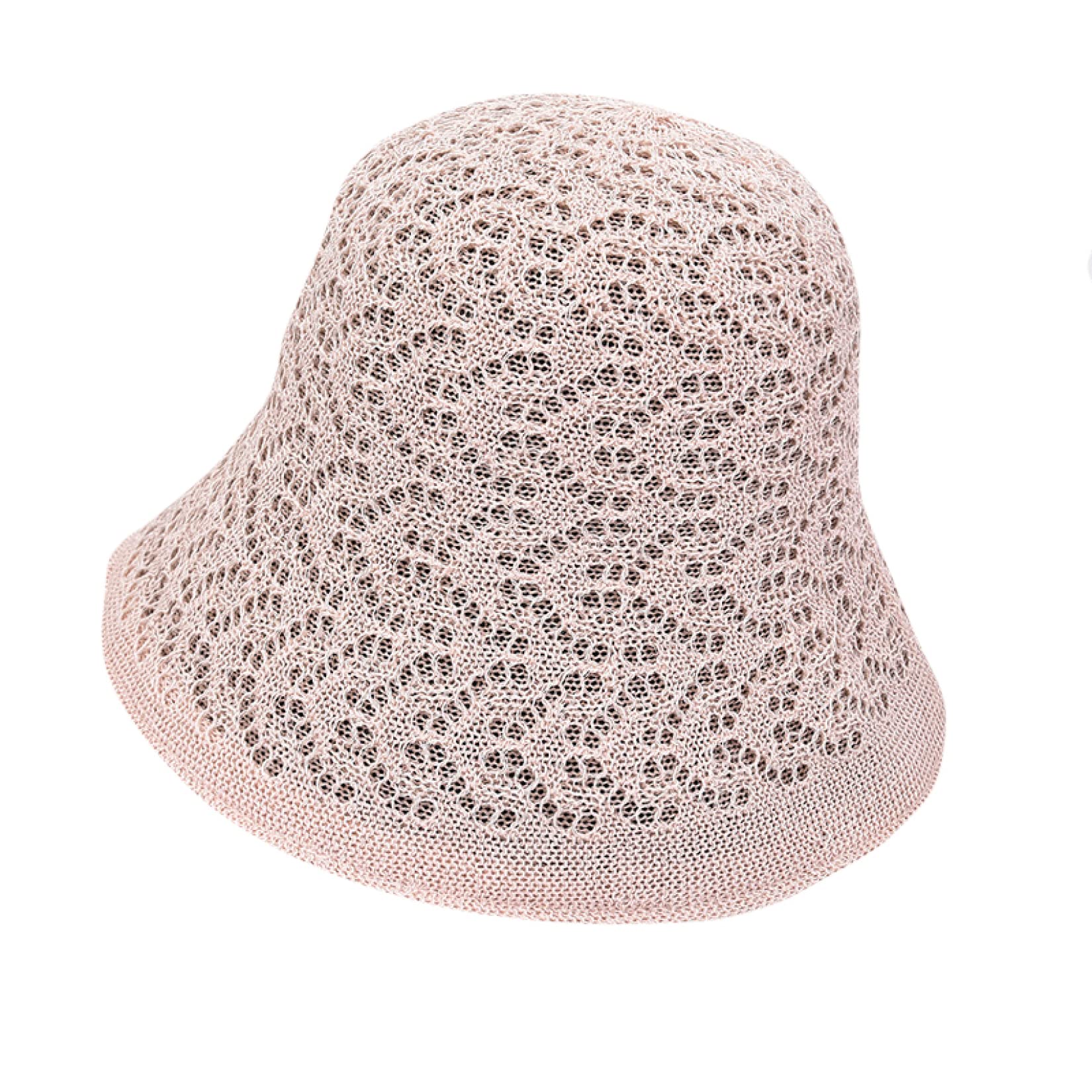 Women's Fashion Sun Hat - Breathable Woven Straw Fisherman Hat for Spring, Summer & Fall - Korean Style Hollow Design for UV Protection | Perfect for Beach, Travel, and Outdoor Activities