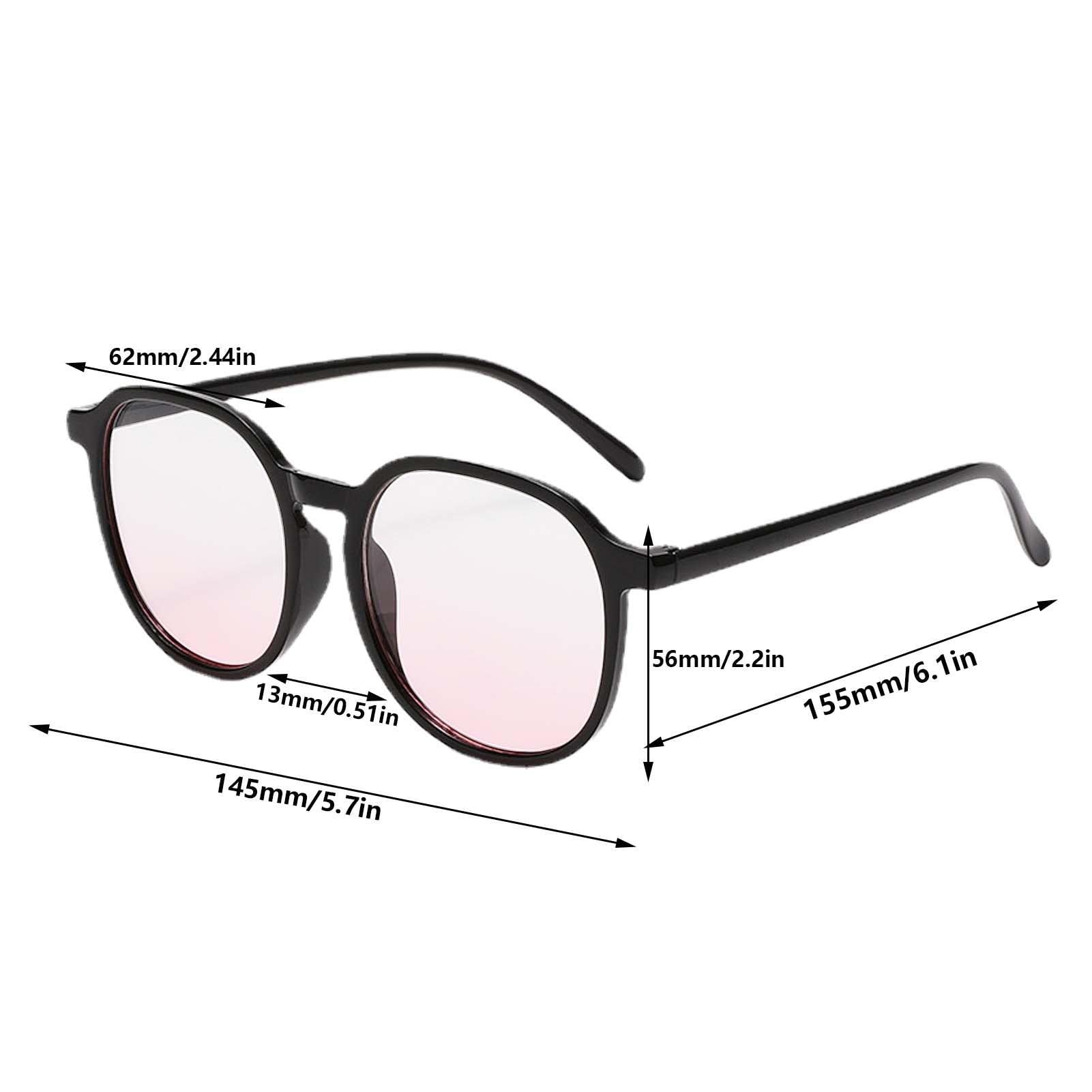 Blue Light Blocking Glasses with Anti-Reflective Coating - Square Frame Computer Gaming Eyewear for Men & Women | UV Protection, Reduce Eye Strain for Office, Gaming & Screen Use