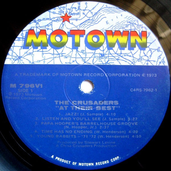 The Crusaders - At Their Best LP Vinyl Record (VG+ Condition) - Perfect for Jazz Collectors & Vinyl Enthusiasts