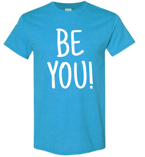 JPAS Be You Short Sleeve Two-Sided Graphic T-Shirt for Men & Women | Multiple Color Options | Casual Wear & Everyday Outfits