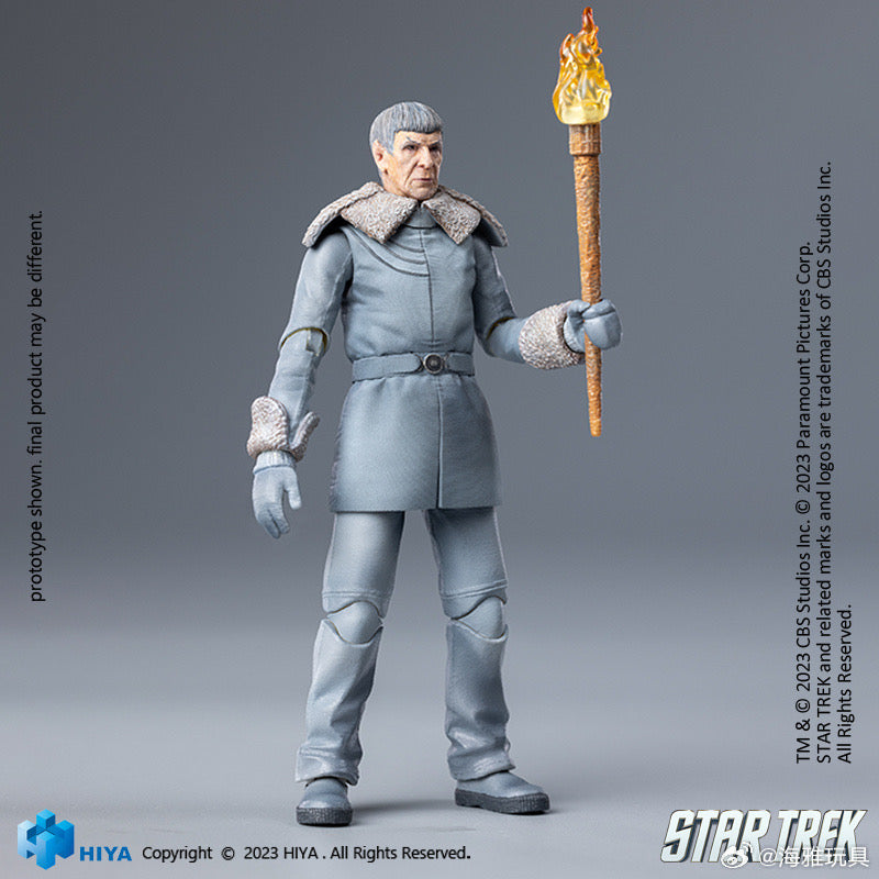PRE ORDER - 1/18 Scale HIYA 4-Inch Action Figure - Exquisite Mini Series STAR TREK 2009 Spock Prime Collectible - Perfect for Display, Gifts & Star Trek Fans