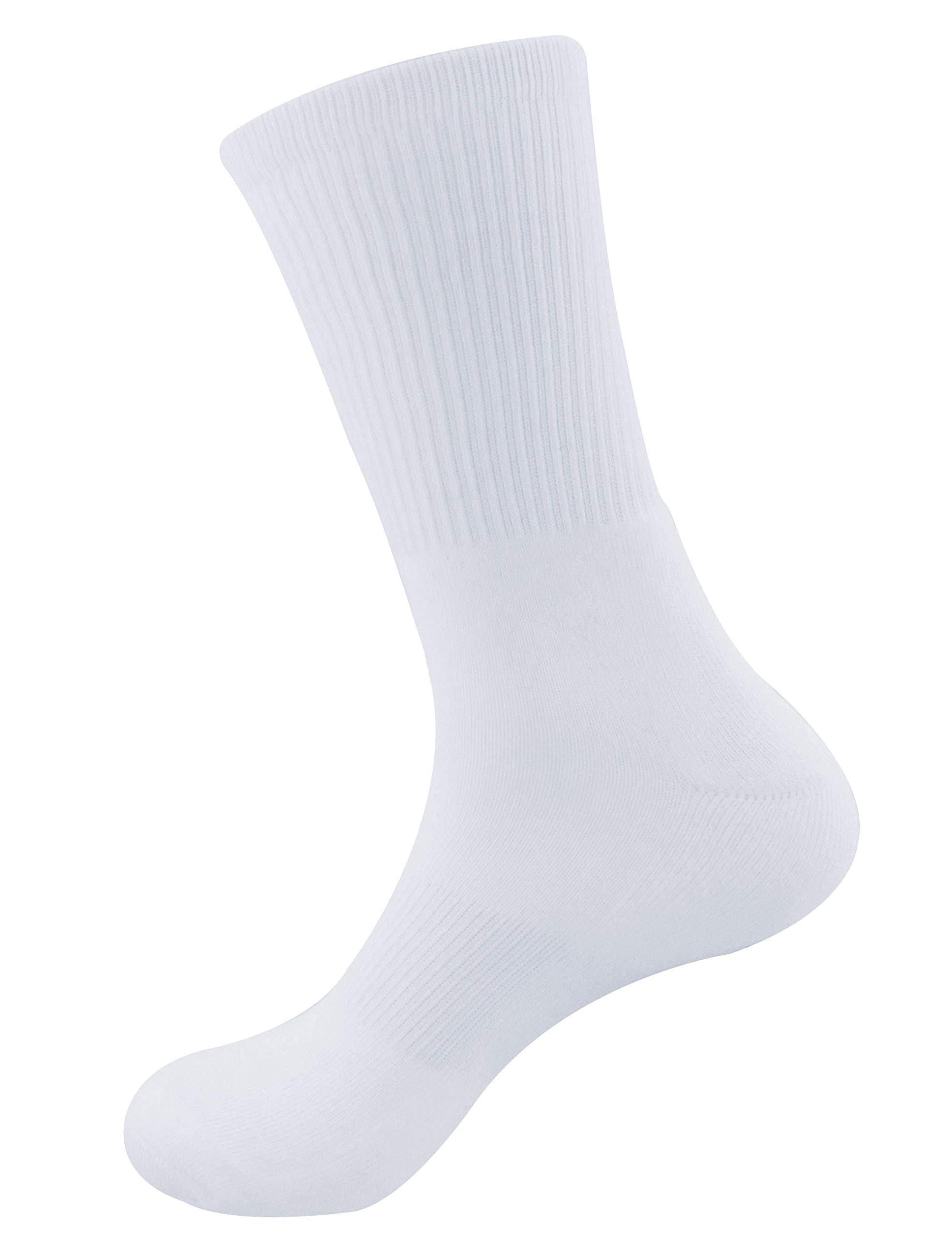 BambooMN Sublimation Socks - 4 Pairs of Soft Crew & Knee High Socks for Women & Men - Perfect for Sports, Gifts, and Everyday Comfort