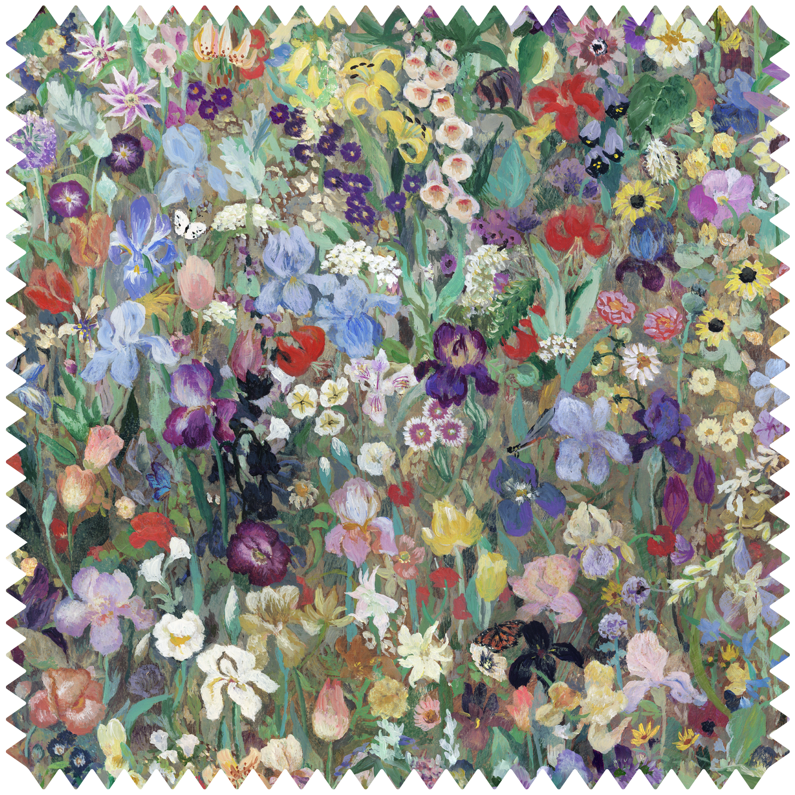 FLORIBUNDA MAGNA Velvet Zenith Sample - Luxurious Velvet Fabric for Upholstery, Drapes & Home Decor | Perfect for Sofas, Curtains & DIY Projects