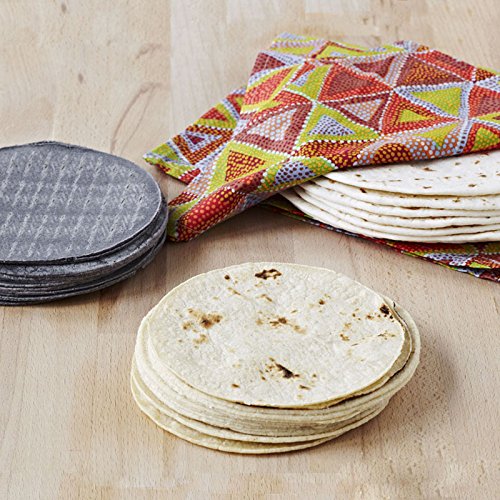 IMUSA USA 8-Inch Cast Iron Tortilla Press - Heavy Duty Black Tortilla Maker for Homemade Corn & Flour Tortillas - Perfect for Mexican Cuisine, Taco Night, and Authentic Latin Cooking
