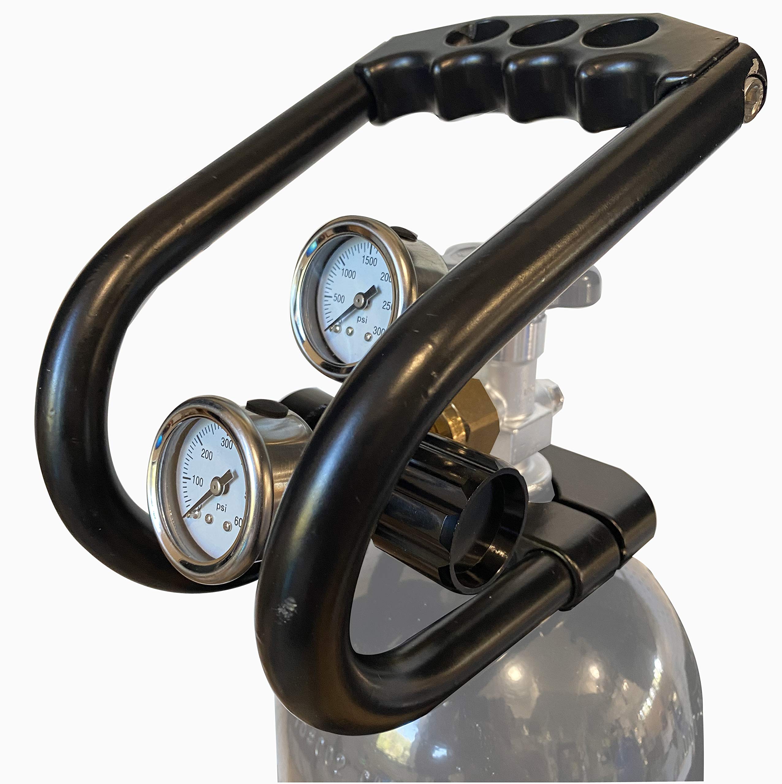 High Flow 475 PSI Adjustable CO2 Regulator with Handle Kit for Jeep Tires - Perfect for Off-Roading, Air Suspension & Emergency Tire Inflation