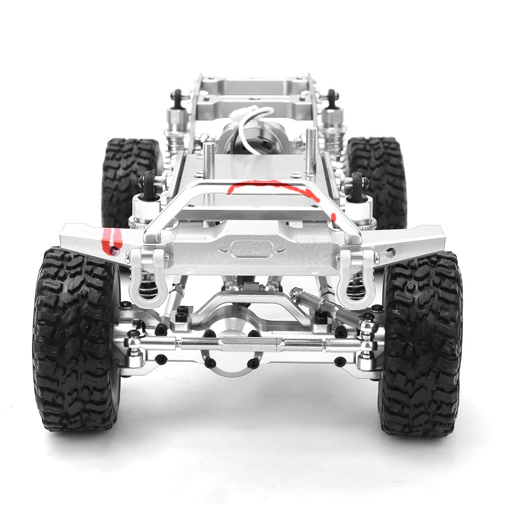 1/16 Scale Metal RC Car Frame Chassis Kit for C14 Truck - Durable Body Replacement Part for Off-Road Racing & Crawling Scenes