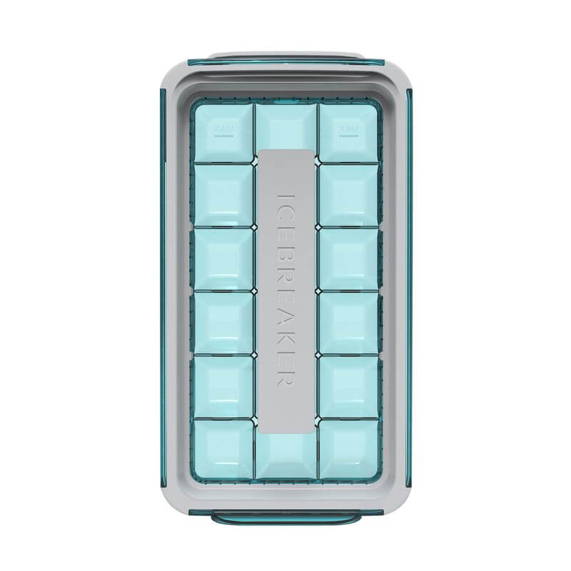 Icebreaker 4-in-1 Countertop Ice Maker Machine with Self-Cleaning Function - Fast Ice Production in 6-8 Minutes - Perfect for Home, Office, Party & Outdoor Use (Blue)